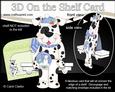 3D on the Shelf Card Kit - Little Christmas Spotty Dog