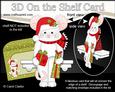 3D on the Shelf Card Kit - Little Christmas Mouse