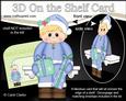 3D on the Shelf Card Kit - Little Christmas Boy Blue