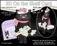 3D on the Shelf Card Kit - Little Christmas Cat Sooty