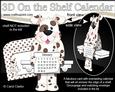 3D on the Shelf Everlasting Calendar Kit - Little Spotty Dog
