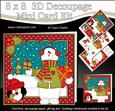 8x8 Christmas Snowman Rio's Presents Mini Kit 3D Decoupage