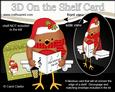 3D on the Shelf Card Kit - Little Christmas Bobbin Robin