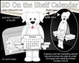 3D on the Shelf Everlasting Calendar Kit - Labrador Dog