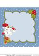 8 x 8 Christmas Snowball Sam Santa Letter Insert
