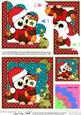 Christmas Little Hoot Owl's Stocking Shell Edged Stacker