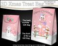3D Little Christmas Dinosaur Gift Bag Mini Kit