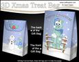 3D Little Christmas Dinosaur Gift Bag Mini Kit