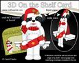 3D on the Shelf Card Kit - Little Christmas Shih Tzu Dog