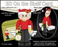 3D on the Shelf Card Kit - Little Christmas Tipple Champers