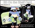 3D on the Shelf Card Kit - Little Christmas Pip Penguin