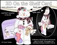 3D on the Shelf Card Kit - Little Christmas Snowman Mack