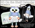 3D on the Shelf Everlasting Calendar Kit - Little Hoot Owl