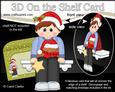 3D on the Shelf Card Kit - Little Christmas Jumper Boy