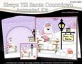 3D Christmas Ben Polar Bear Sleeps Till Santa Countdown Card
