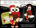 3D on the Shelf Card Kit - Christmas Little Hoot Owl