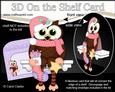 3D on the Shelf Card Kit - Christmas Little Hoot Owl