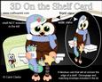 3D on the Shelf Card Kit - Christmas Little Hoot Owl