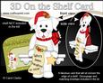 3D on the Shelf Card Kit - Little Christmas Labrador Dog