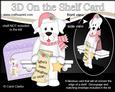 3D on the Shelf Card Kit - Little Christmas Labrador Dog
