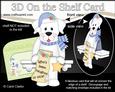3D on the Shelf Card Kit - Little Christmas Labrador Dog