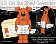 3D on the Shelf Everlasting Calendar Kit - Little Rusty Dog