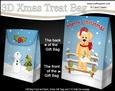 3D Little Christmas Golden Labrador Gift Bag Mini Kit