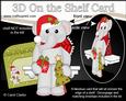 3D on the Shelf Card Kit - Little Christmas Elephant