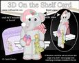 3D on the Shelf Card Kit - Little Christmas Elephant