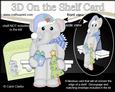 3D on the Shelf Card Kit - Little Christmas Elephant