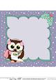 8 x 8 Christmas Little Hoot Owl's Letter Insert