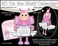3D on the Shelf Everlasting Calendar Kit - Little Butterfly