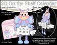 3D on the Shelf Everlasting Calendar Kit - Little Butterfly