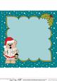 8 x 8 Christmas Carol Singing Livvy Bear Insert