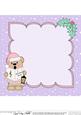 8 x 8 Christmas Carol Singing Livvy Bear Insert