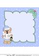 8 x 8 Christmas Carol Singing Livvy Bear Insert