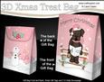 3D Little Christmas Chocolate Labrador Gift Bag Mini Kit