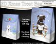 3D Little Christmas Chocolate Labrador Gift Bag Mini Kit