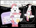 3D on the Shelf Card Kit - Little Christmas Westie Dog