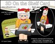 3D on the Shelf Card Kit - Christmas Computer Old Lady