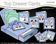 3D Christmas Skiing Rudolph Top Drawer Cards Bumper Kit