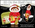 3D on the Shelf Card Kit - Little Christmas Eskimo Boy
