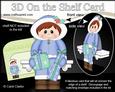 3D on the Shelf Card Kit - Little Christmas Eskimo Boy