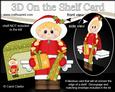 3D on the Shelf Card Kit - Little Christmas Eskimo Girl