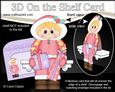 3D on the Shelf Card Kit - Little Christmas Eskimo Girl