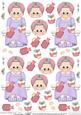 Christmas Beddy Ready Mrs Claus 3D Decoupage Sheet