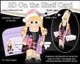 3D on the Shelf Card Kit - Little Christmas Scottish Girl