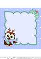 8 x 8 Christmas Little Hoot Owl's Presents Insert