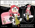 3D on the Shelf Card Kit - Little Christmas Milly Moo Cow