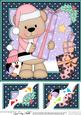 8 x 8 Christmas Livvy Bear's Presents 3D Decoupage